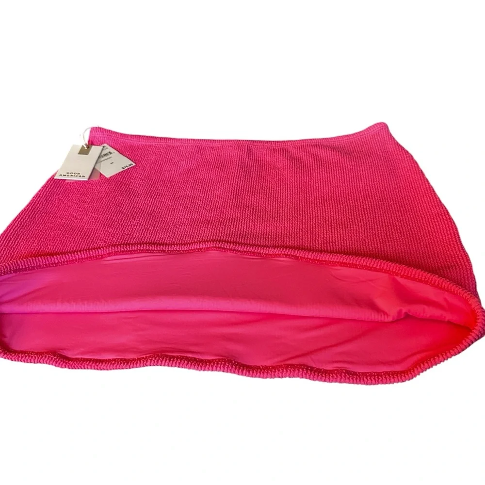 Good American Always Fits Mini Skirt- Neon Pink, NWT Sizes 0, 3/4 and 5/6